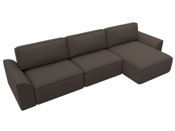 Диван угловой Лига-048 НПБ лонг, рогожка Амур