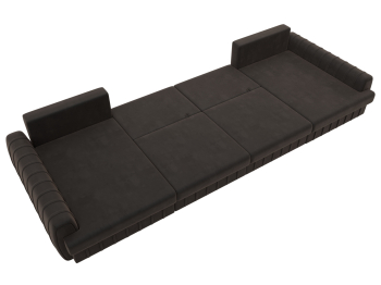 Диван П-образный Лига-057 НПБ Лонг, велюр SEVEN