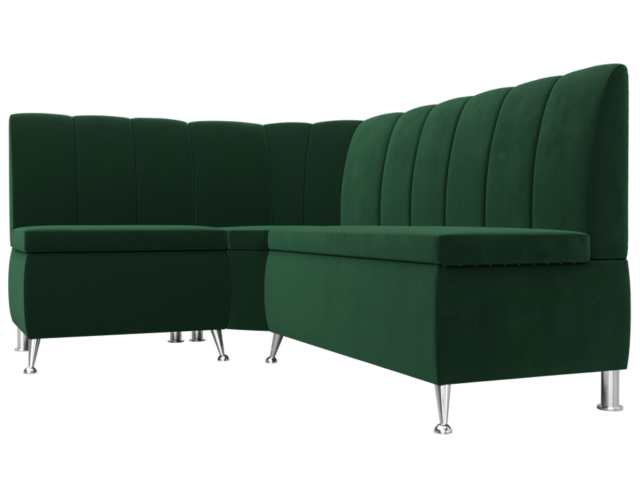 Диваны угловые кухонные, Диван кухонный прямой Кантри левый угол, велюр