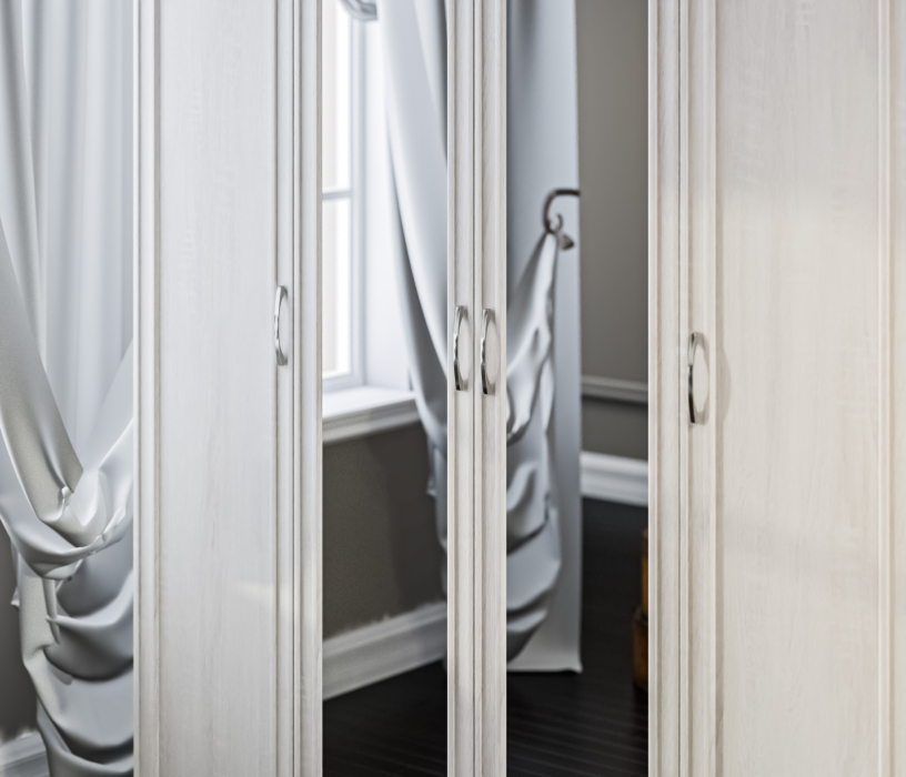 В гостиную, Шкаф 4-х дверный Флоренция СБ-2389