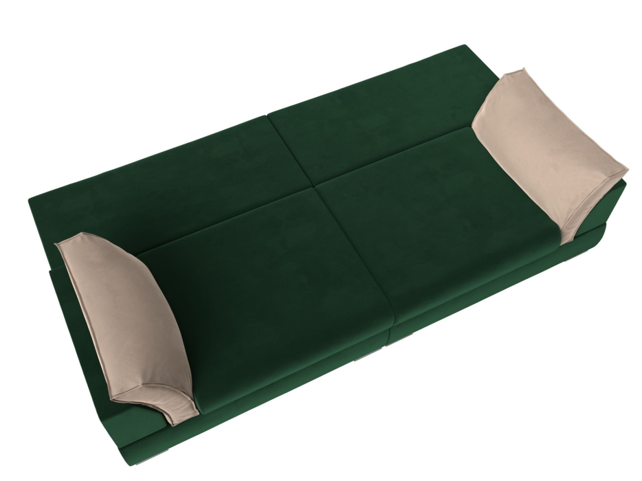 Диваны с ящиком для белья, Прямой диван Пекин, велюр