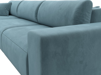 Диван угловой Лига-036 Классик Лонг левый угол, велюр