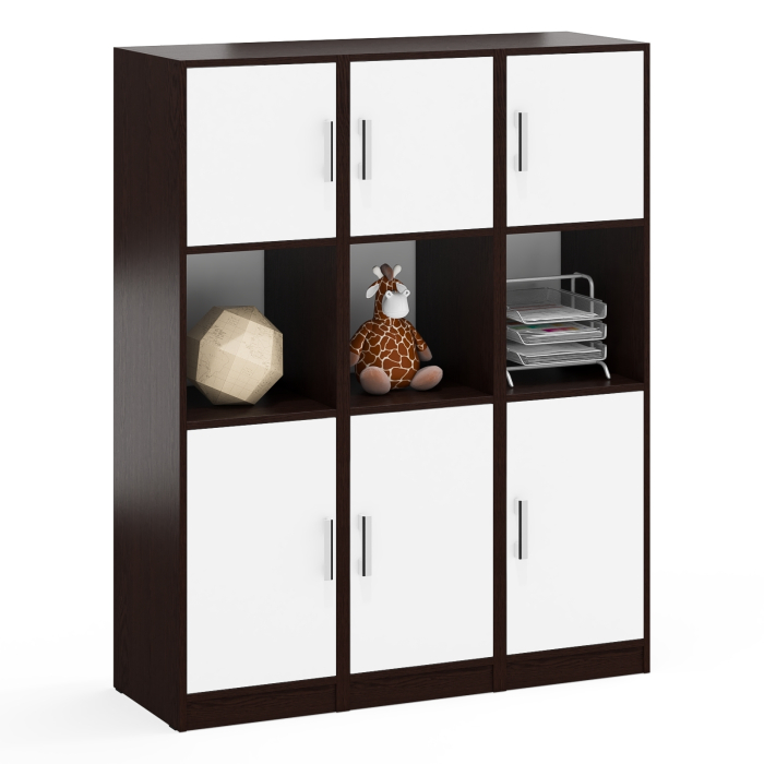 Шкафы двухстворчатые, Набор из трёх пеналов с нишей СК-9