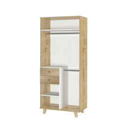 Шкаф 2-х створчатый с ящиками Аскис
