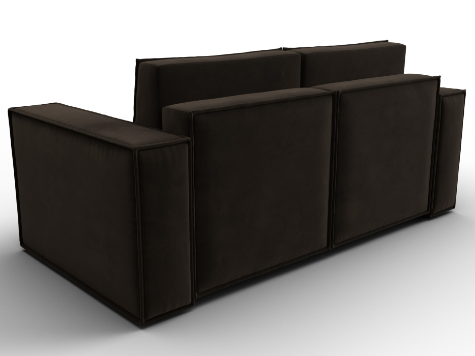 Диваны кровати со спальным местом, Диван прямой Куба мини, микровельвет