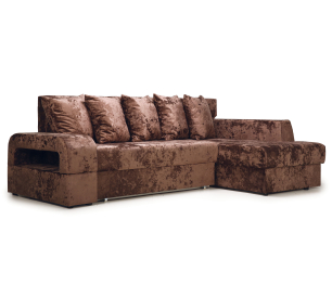 Угловой диван Марго 1 правый, велюр