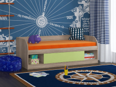 Кровати одноярусные, Кровать нижняя "Соня 4" (Дуб сонома)