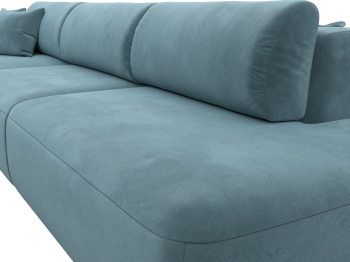 Диван угловой Лига-036 Модерн Лонг левый угол, велюр