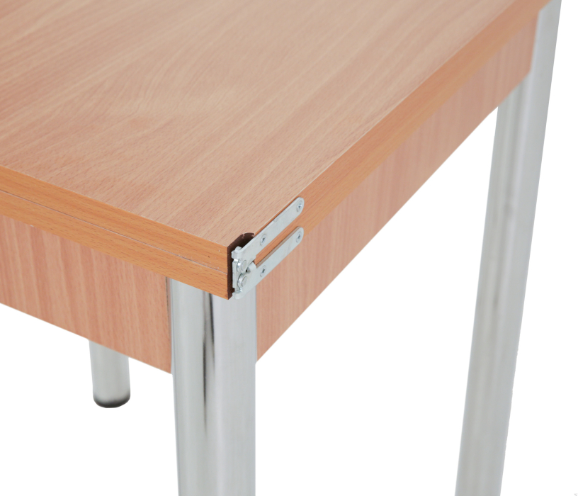 Обеденные столы, Стол обеденный раскладной 60 хром