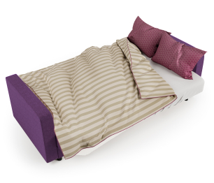 Диван-книжка Мелодия 120, рогожка