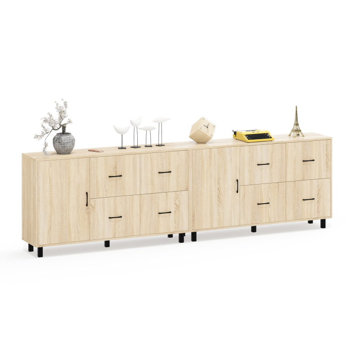 ТВ-тумбы, Два комода-тумбы с выдвижными ящиками и дверками РВК 125-1504