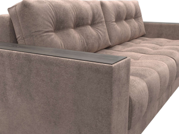 Диван прямой с декором Лига-049 НПБ, велюр TOWER