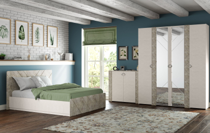 Кровать 1600 с подъёмным ортопедическим основанием Амели 11.31