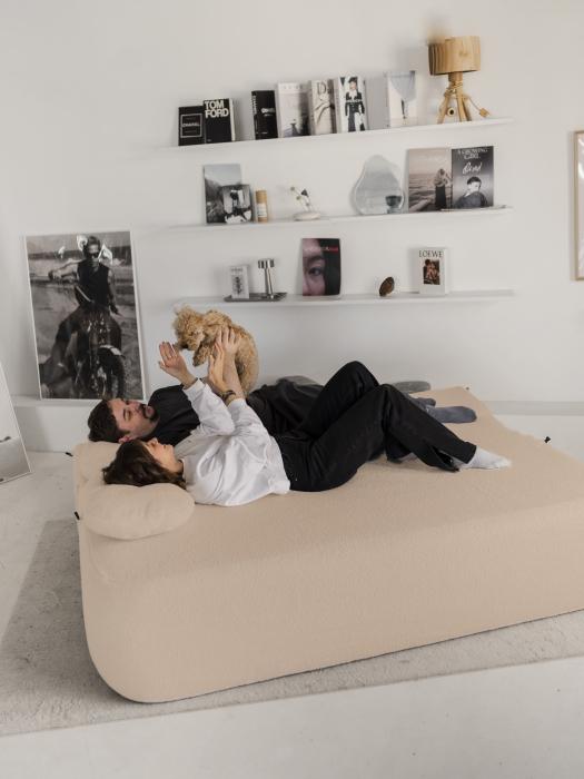 Дизайнерские диваны, Бескаркасный диван Бабл,букле