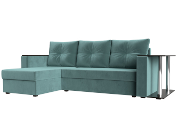 Угловой диван Атланта левый угол, велюр