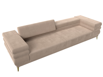 Прямой диван Лига-021, велюр