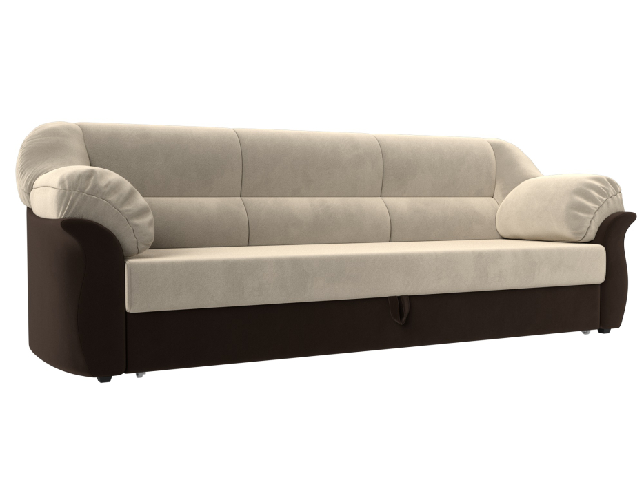 Диваны кровати со спальным местом, Диван прямой Карнелла, микровельвет