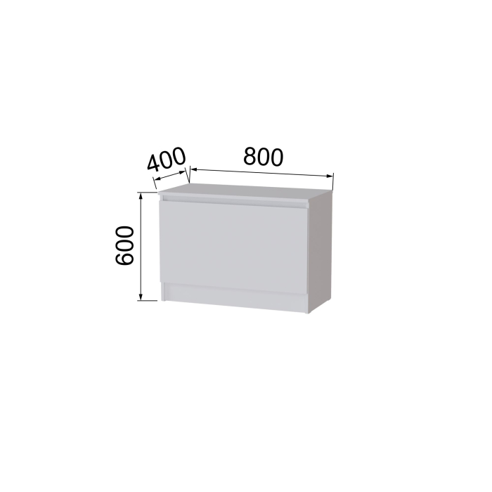 Обувницы, Прихожая Мэнкс Тумба МПТ-31 белый