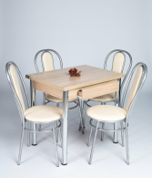 Обеденные группы, Обеденная группа С Ящиком/венские хром