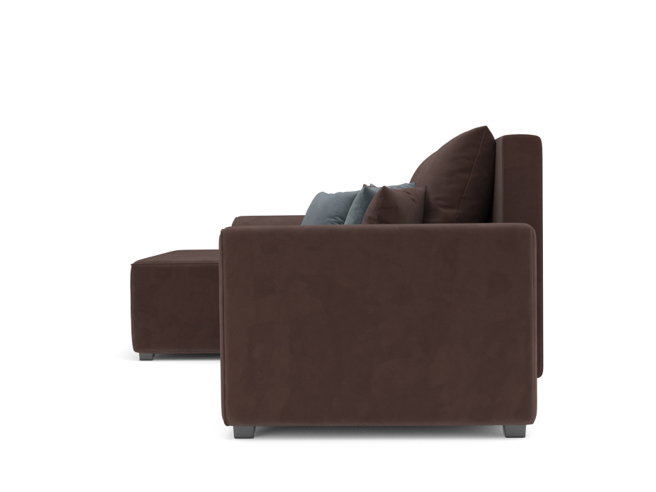 Диваны угловые в гостиную, Диван Каскад Левый угол (Велюр)