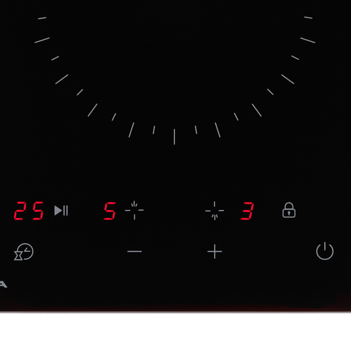 Встраиваемые варочные панели, Электрическая варочная поверхность (независимая) KRONA ZAUBER 30 BL TK