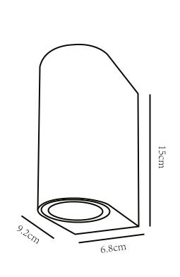 Настенный светильник, Уличный настенный светильник COMPASS 2п