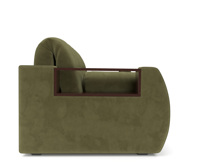 Диваны с ящиком для белья, Диван аккордеон Барон №3 ППУ 120х200 Велюр