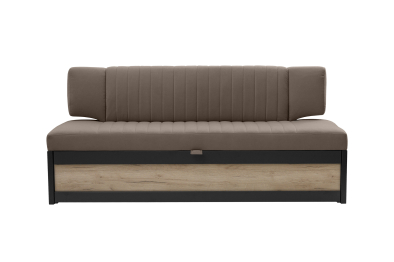 Прямой кухонный диван Парус 174 Дуб крафт серый