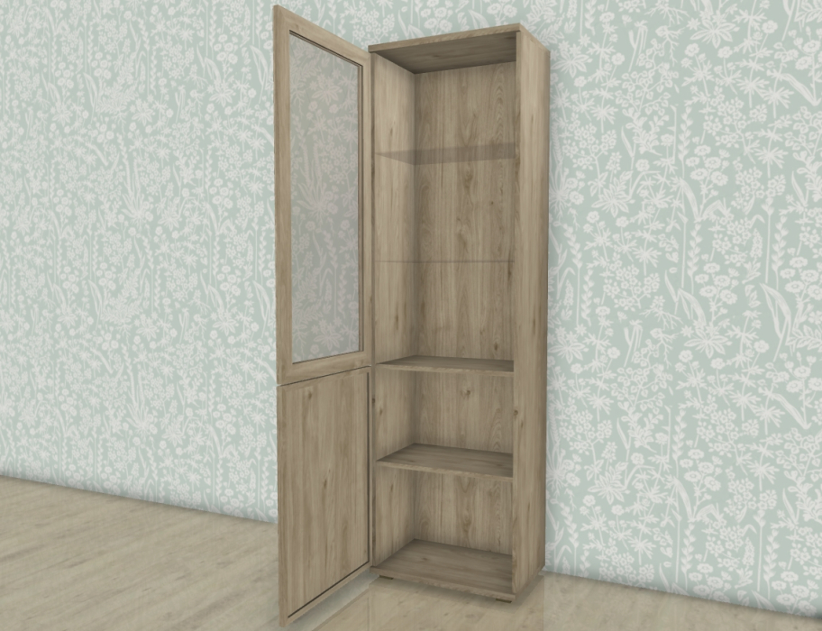 Шкафы одностворчатые, Модульная система Карина Шкаф ШК-1074