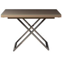 Обеденные столы, Стол-трансформер Shift (опоры нерж.сталь)