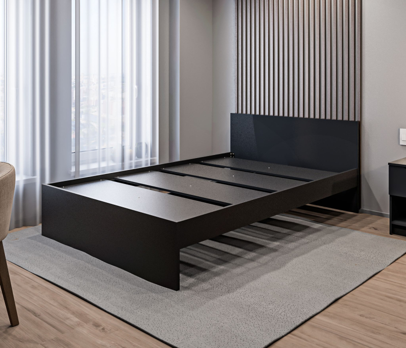 Кровати 140 см, Кровать (1400) Бруклин СБ-3353