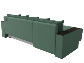 Диван угловой Дубай Лайт правый угол, рогожка Амур