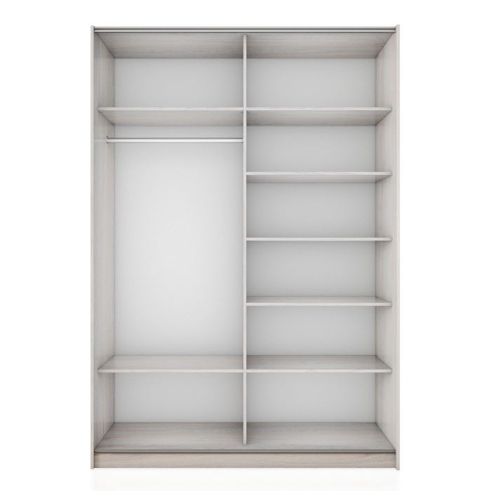 Шкафы-купе 2-х дверные, Шкаф-купе Прайм 2-х дверный Зеркала/Доводчики 120х57х230