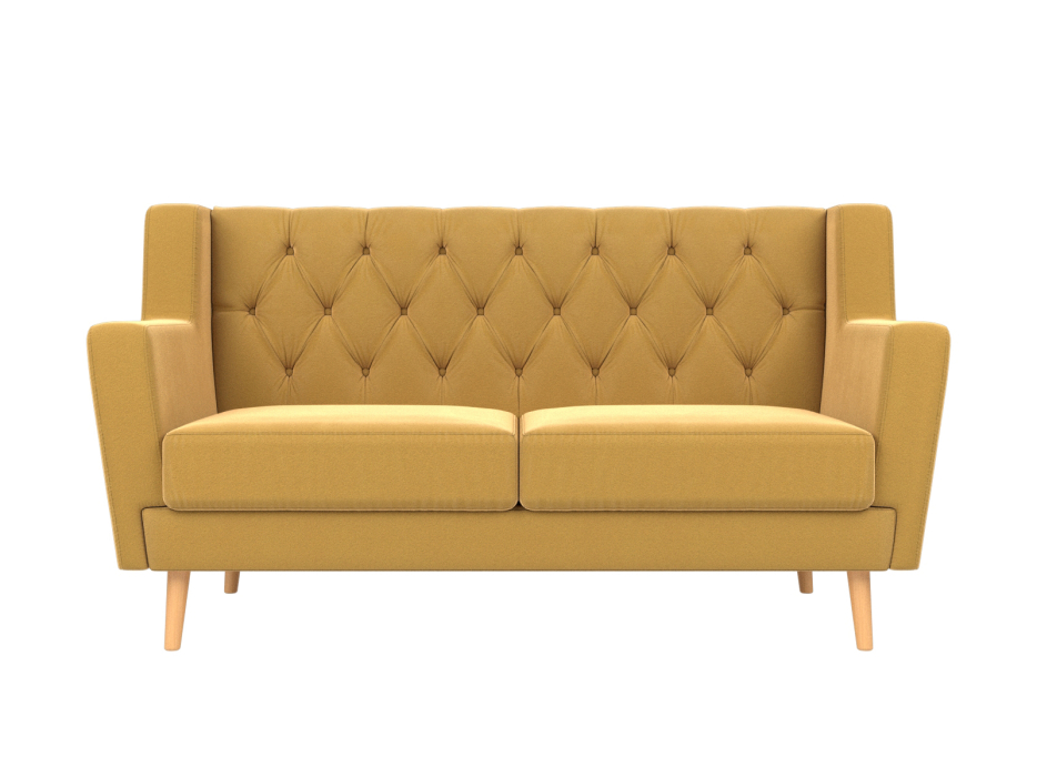 Диваны прямые кухонные, Прямой диван Брайтон 2 Люкс, микровельвет