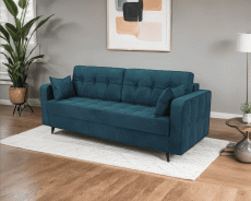 Диваны с ящиком для белья, Диван прямой тик-так Снеп (Бархат)