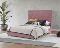 Мягкая кровать, Кровать Треви 160 см (Велюр)