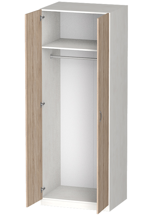 Для одежды, Распашной шкаф Лайф для одежды 80*60*215	Северное дерево