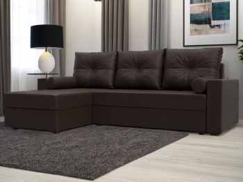 Диван угловой Верона Лайт левый угол, экокожа