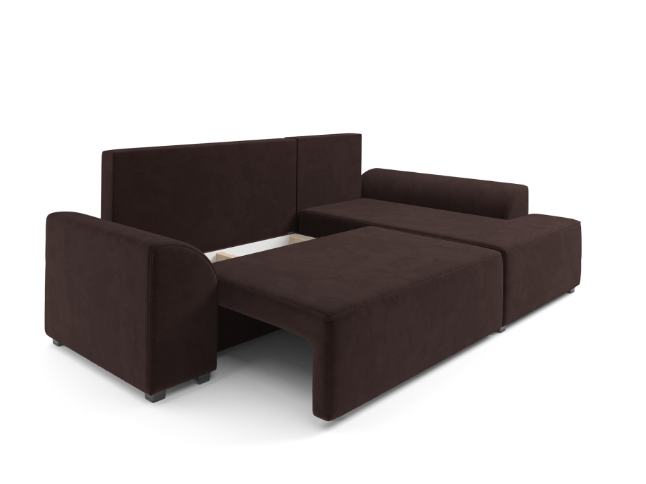 Диваны угловые в гостиную, Угловой диван Анхель правый угол, велюр