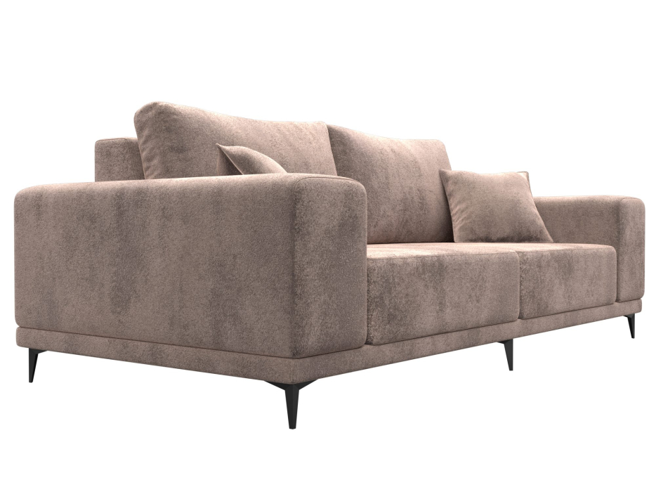 Диваны кровати со спальным местом, Диван прямой Льюес, велюр TOWER