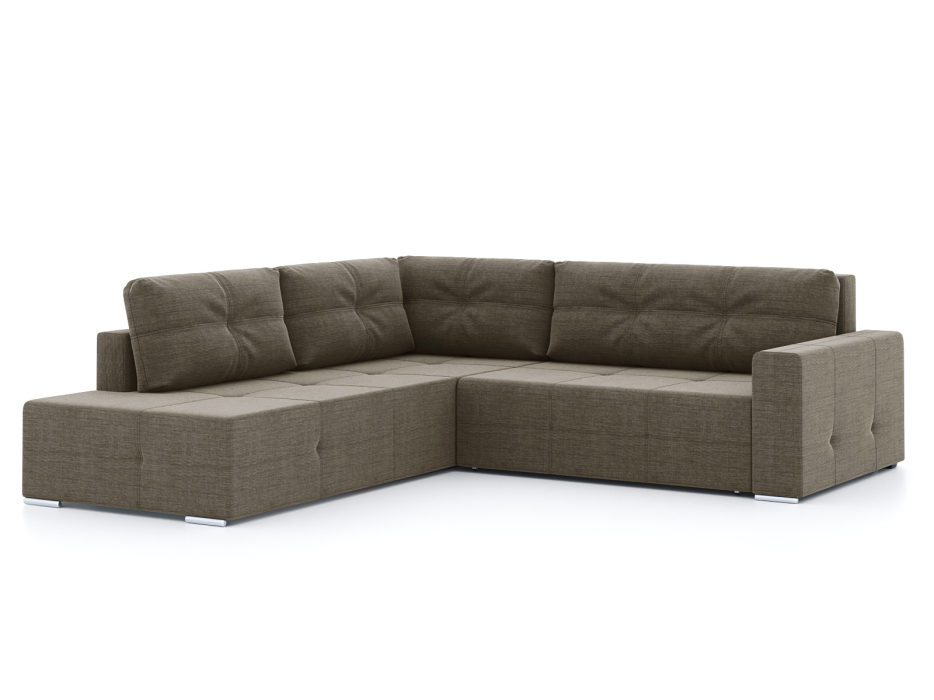 Диваны угловые в гостиную, Диван-кровать угловой Леос НПБ, рогожка Люкс