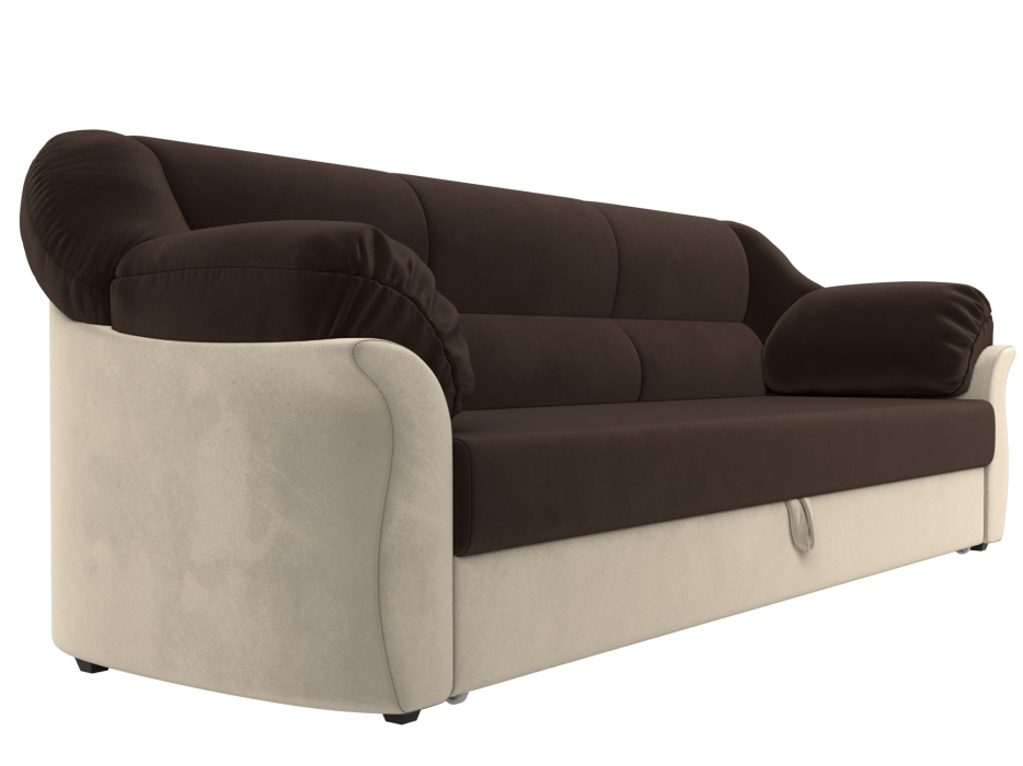 Диваны кровати со спальным местом, Диван прямой Карнелла, микровельвет