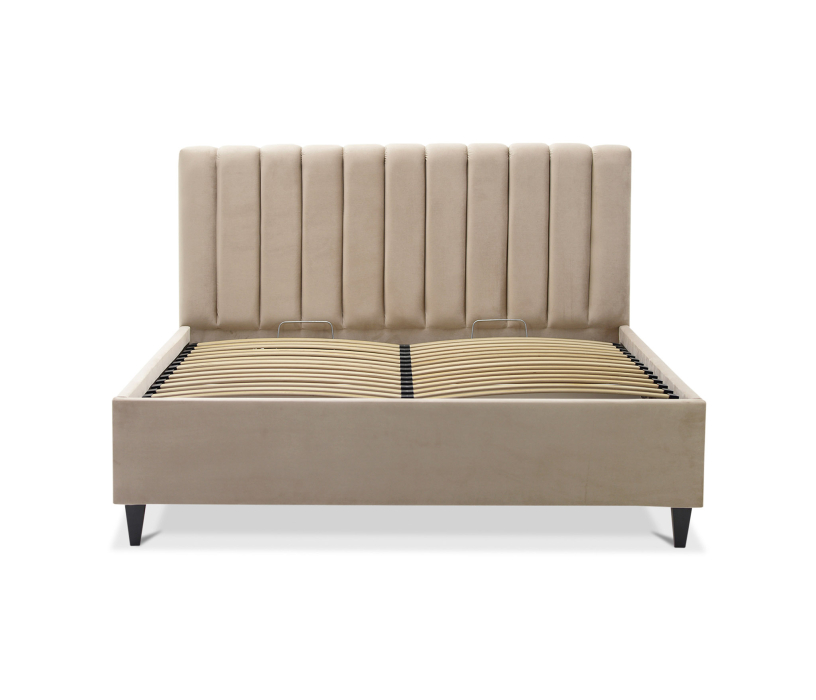 Мягкая кровать, Двуспальная кровать МЕРЛА 180х200, с подъемным механизмом, велюр