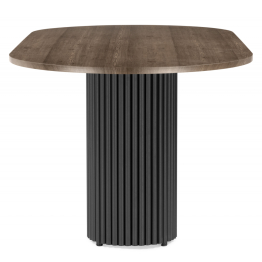 Стол Барон О 180 х 90 (черные ноги)