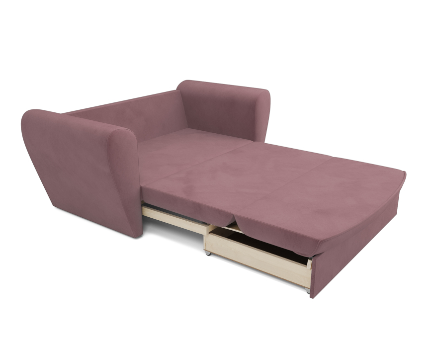 Диваны кровати со спальным местом, Диван прямой выкатной Квартет (Велюр)