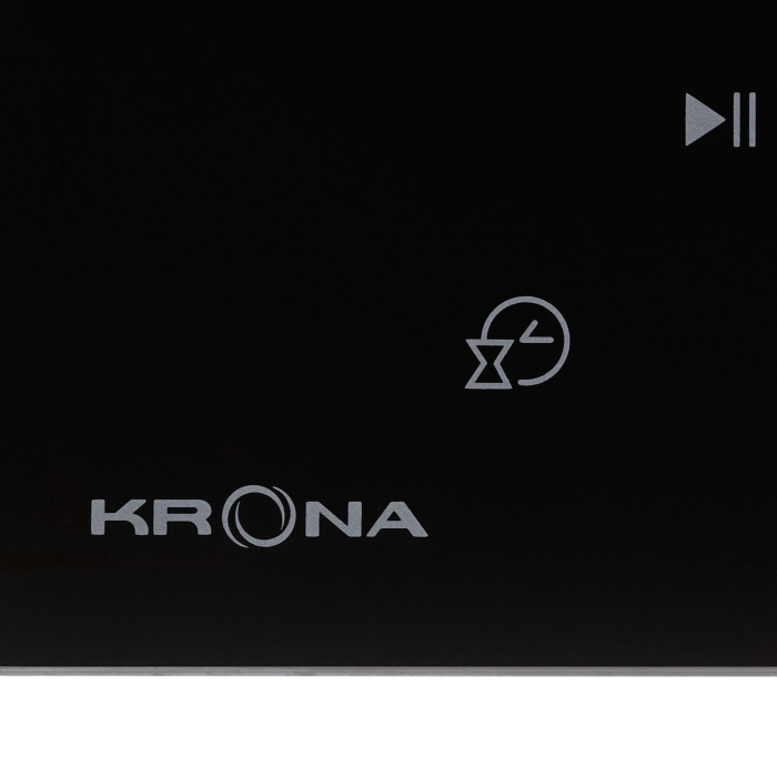 Встраиваемые варочные панели, Электрическая варочная поверхность (независимая) KRONA ZAUBER 30 BL TK