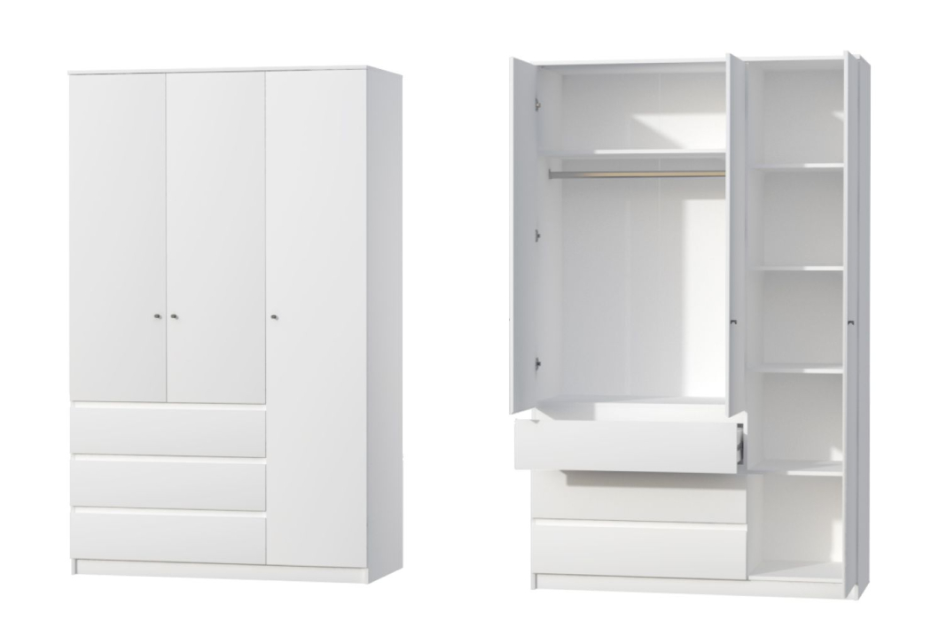 В спальню, Шкаф 3х ств. (высокий) КЭТ-1