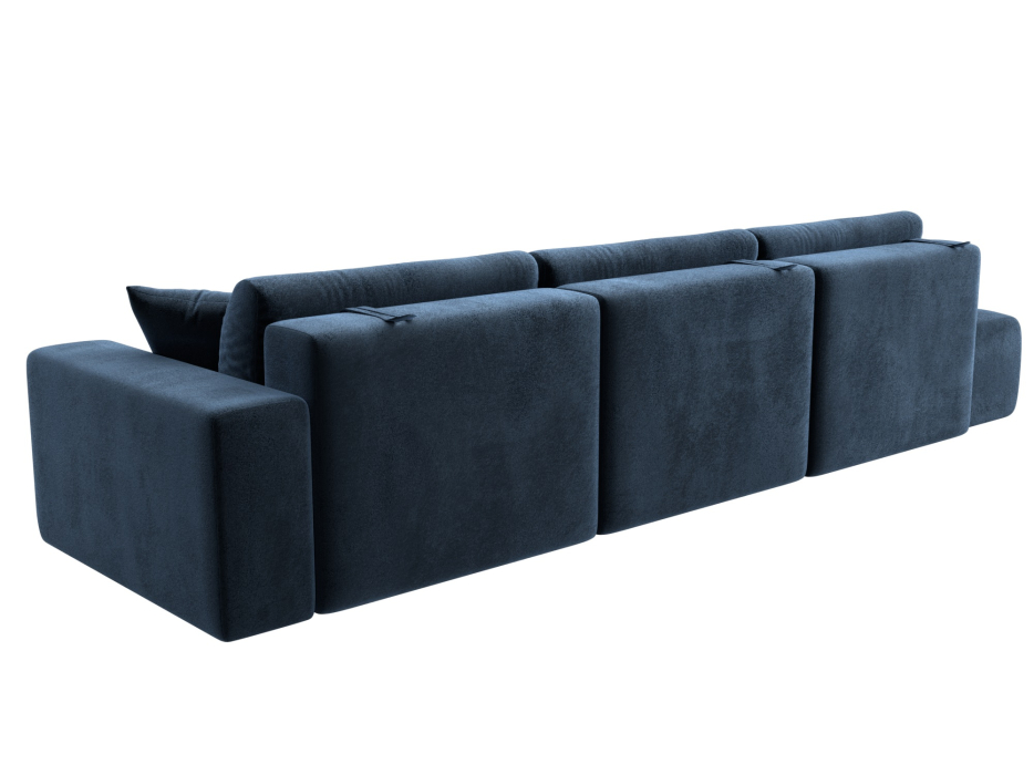 Диваны еврокнижки, Диван прямой Лига-036 НПБ Модерн Лонг подлокотник справа, велюр TOWER