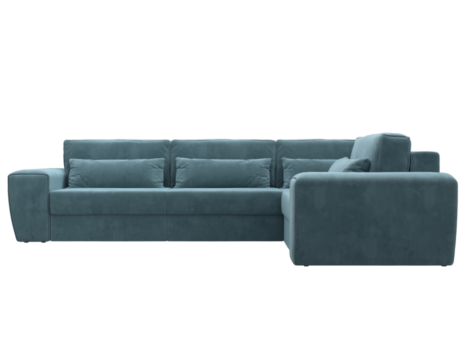 Диваны угловые в гостиную, Диван угловой Лига-008 Long правый, велюр