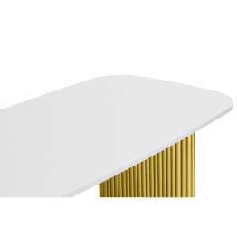 Деревянный стол Бавария 160*90 (золотые ноги)